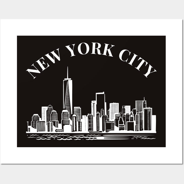 New York City Skyline Broadway Wall street Fifth avenue Times square New York New york Travel holidays Wall Art by BoogieCreates